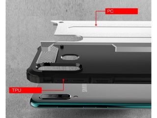 AdventureCase Samsung Galaxy A50 Outdoor Sport Business Hülle schwarz