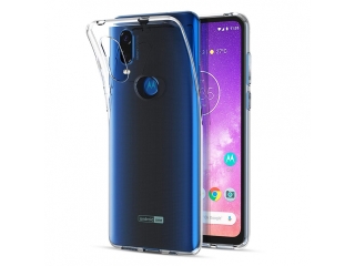 Motorola One Vision Gummi Hülle TPU Clear Case