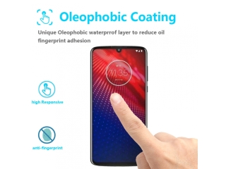 Motorola Moto Z4 100% Vollbild Panzerglas Schutzfolie 2.5D 9H