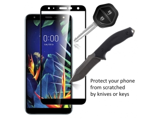 LG K40 100% Vollbild Panzerglas Schutzfolie 2.5D 9H