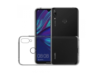 Huawei Y7 2019 Gummi Hülle TPU Clear Case