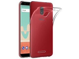 Wiko View Go Gummi Hülle TPU Clear Case