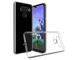 LG Q60 Gummi Hülle TPU Clear Case