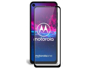Motorola One Action 100% Vollbild Panzerglas Schutzfolie 2.5D 9H