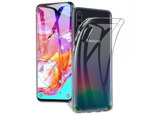Samsung Galaxy A70s Gummi Hülle TPU Clear Case