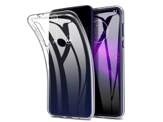 Motorola One Macro Gummi Hülle TPU Clear Case