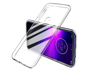 Motorola One Macro Gummi Hülle TPU Clear Case