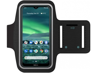 Nokia 7.2 Fitness Jogging Sport Armband mit Schlüsselfach