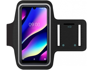 Wiko View 3 Fitness Jogging Sport Armband mit Schlüsselfach