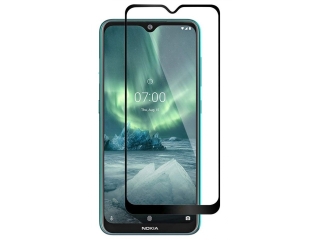 Nokia 7.2 100% Vollbild Panzerglas Schutzfolie 2.5D 9H