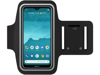 Nokia 6.2 Fitness Jogging Sport Armband mit Schlüsselfach