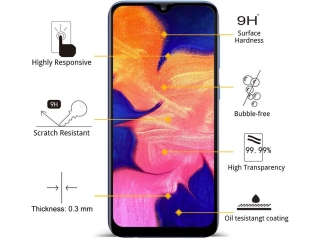 Samsung Galaxy A10 100% Vollbild Panzerglas Schutzfolie 2.5D 9H