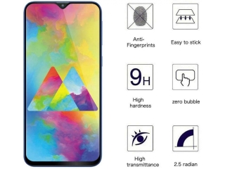 Samsung Galaxy M20 100% Vollbild Panzerglas Schutzfolie 2.5D 9H