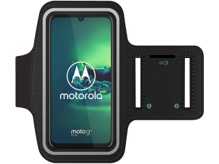 Motorola Moto G8 Plus Fitness Jogging Sport Armband mit Schlüsselfach