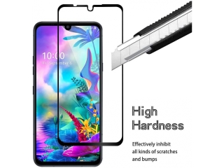 LG G8X ThinQ 100% Vollbild Panzerglas Schutzfolie 2.5D 9H