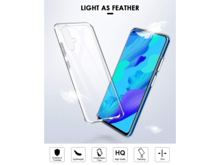 Huawei Nova 5T Gummi Hülle TPU Clear Case