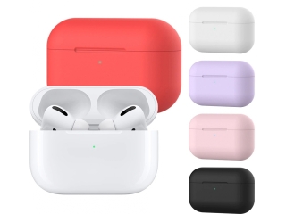 Apple Airpods Pro Liquid Silikon Case Hülle weiss