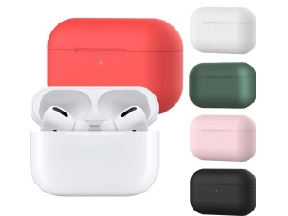 Apple Airpods Pro Liquid Silikon Case Hülle rosa