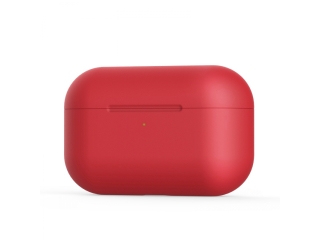 Apple Airpods Pro Liquid Silikon Case Hülle rot