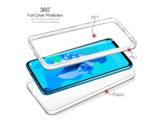 Huawei Nova 5T Touch Case 360 Grad Rundumschutz transparent