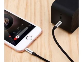 Baseus Audio AUX Klinken 3.5 mm Kopfhörerstecker Verbindungskabel 1m