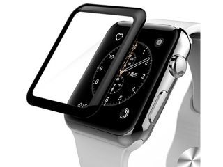 Baseus Apple Watch 38 mm Vollbild Curved Panzerglas Folie Schutzglas