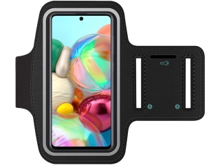 Samsung Galaxy A71 Fitness Jogging Sport Armband mit Schlüsselfach