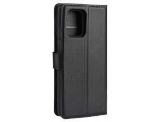Samsung Galaxy S10 Lite Lederhülle Portemonnaie Karten Etui schwarz