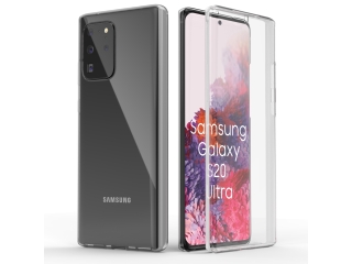 Samsung Galaxy S20 Ultra Touch Case 360 Grad Rundumschutz transparent