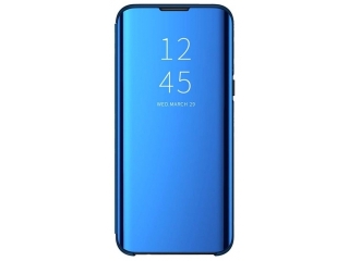 Samsung Galaxy Note10 Lite Flip Cover Clear View Case transparent blau
