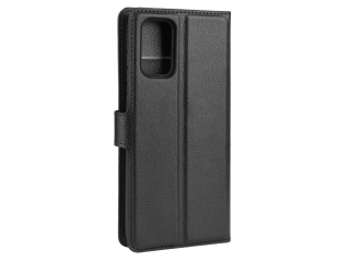 Samsung Galaxy S20+ Lederhülle Portemonnaie Karten Etui schwarz