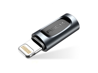 ROCK USB-C auf Lightning Adapter für Apple iPhone mit USB-C aufladen