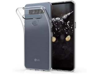 LG K61 Gummi Hülle TPU Clear Case
