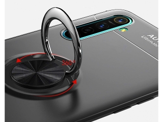 Realme C3 RingCase Hülle schwarz