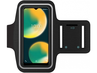 Wiko View 4 Lite Fitness Jogging Sport Armband mit Schlüsselfach