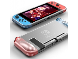 Nintendo Switch Gummi Hülle flexibel dünn transparent matt