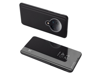 Xiaomi Poco F2 Pro Flip Cover Clear View Case transparent schwarz