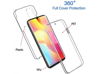 Xiaomi Mi Note 10 Lite Touch Case 360 Grad Rundumschutz transparent