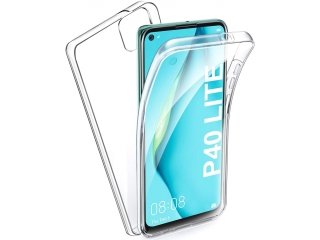 Huawei P40 Lite Touch Case 360 Grad Rundumschutz transparent