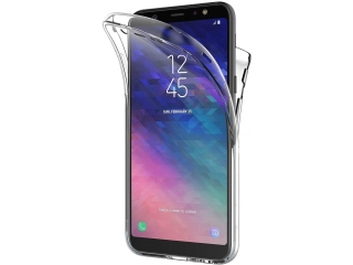 Samsung Galaxy A6 2018 Touch Case 360 Grad Rundumschutz transparent
