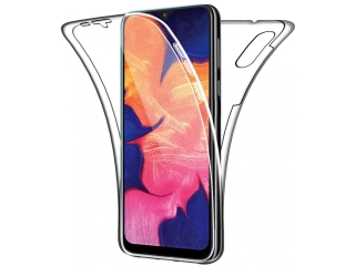 Samsung Galaxy A10 Touch Case 360 Grad Rundumschutz transparent