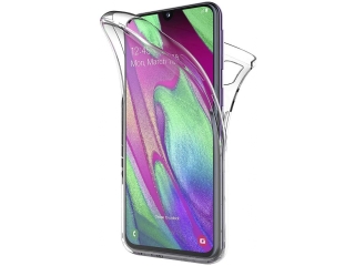 Samsung Galaxy A40 Touch Case 360 Grad Rundumschutz transparent