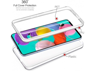 Samsung Galaxy A51 4G Touch Case 360 Grad Rundumschutz transparent