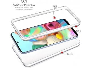 Samsung Galaxy A71 Touch Case 360 Grad Rundumschutz transparent