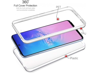 Samsung Galaxy S10 Lite Touch Case 360 Grad Rundumschutz transparent