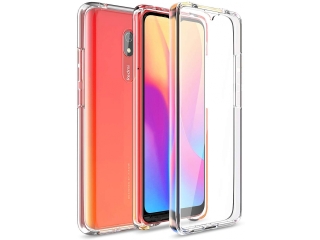 Xiaomi Redmi 8A Touch Case 360 Grad Rundumschutz transparent