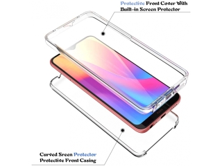 Xiaomi Redmi 8A Touch Case 360 Grad Rundumschutz transparent