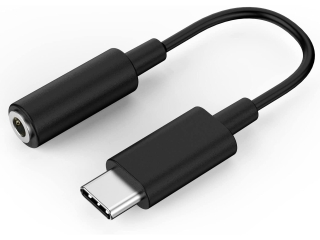USB Typ C zu 3.5mm AUX Audio Adapter Kabel für Samsung schwarz
