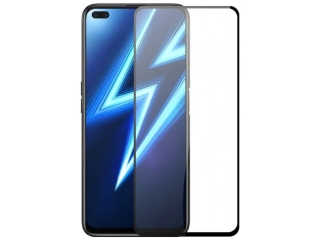 Realme 6 Pro 100% Vollbild Panzerglas Schutzfolie 2.5D 9H