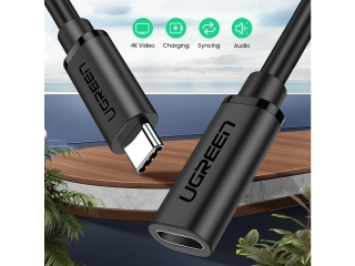 UGREEN USB-C Verlängerungskabel 0.5m Type-C male Type-C female 20V 3A